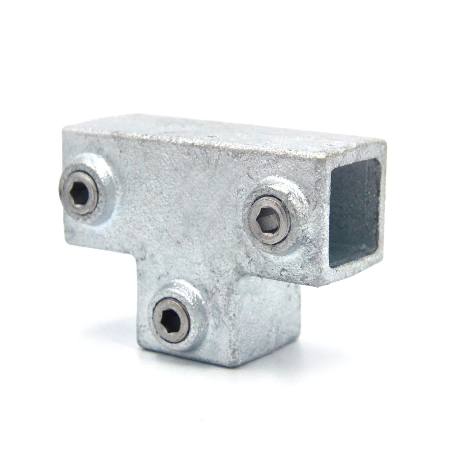 Doos Lang T-stuk - vierkant - 25mm (50 stuks)
